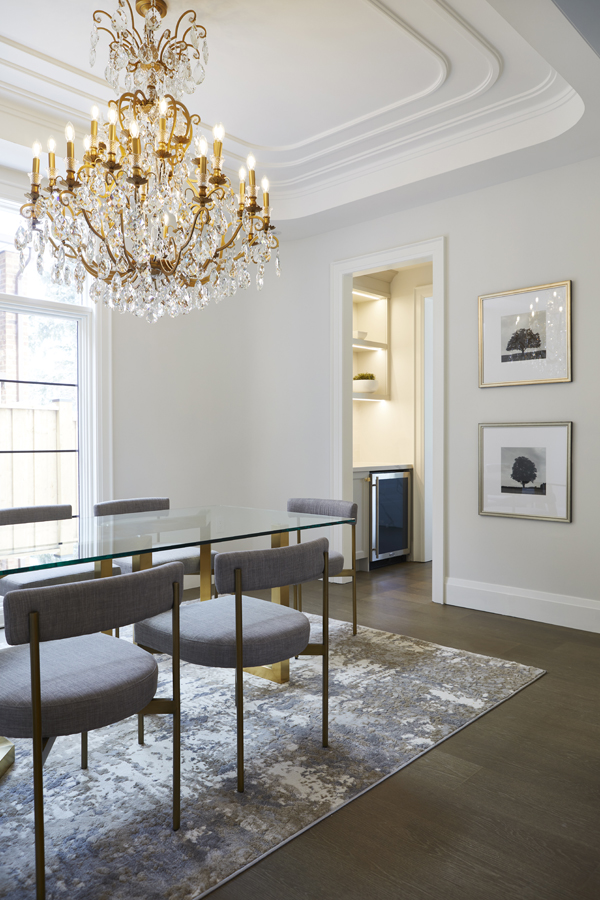 dining room interior design canterbury residence