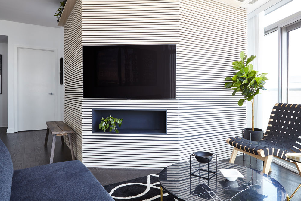 living room sarasota interior design florida York Street Condo