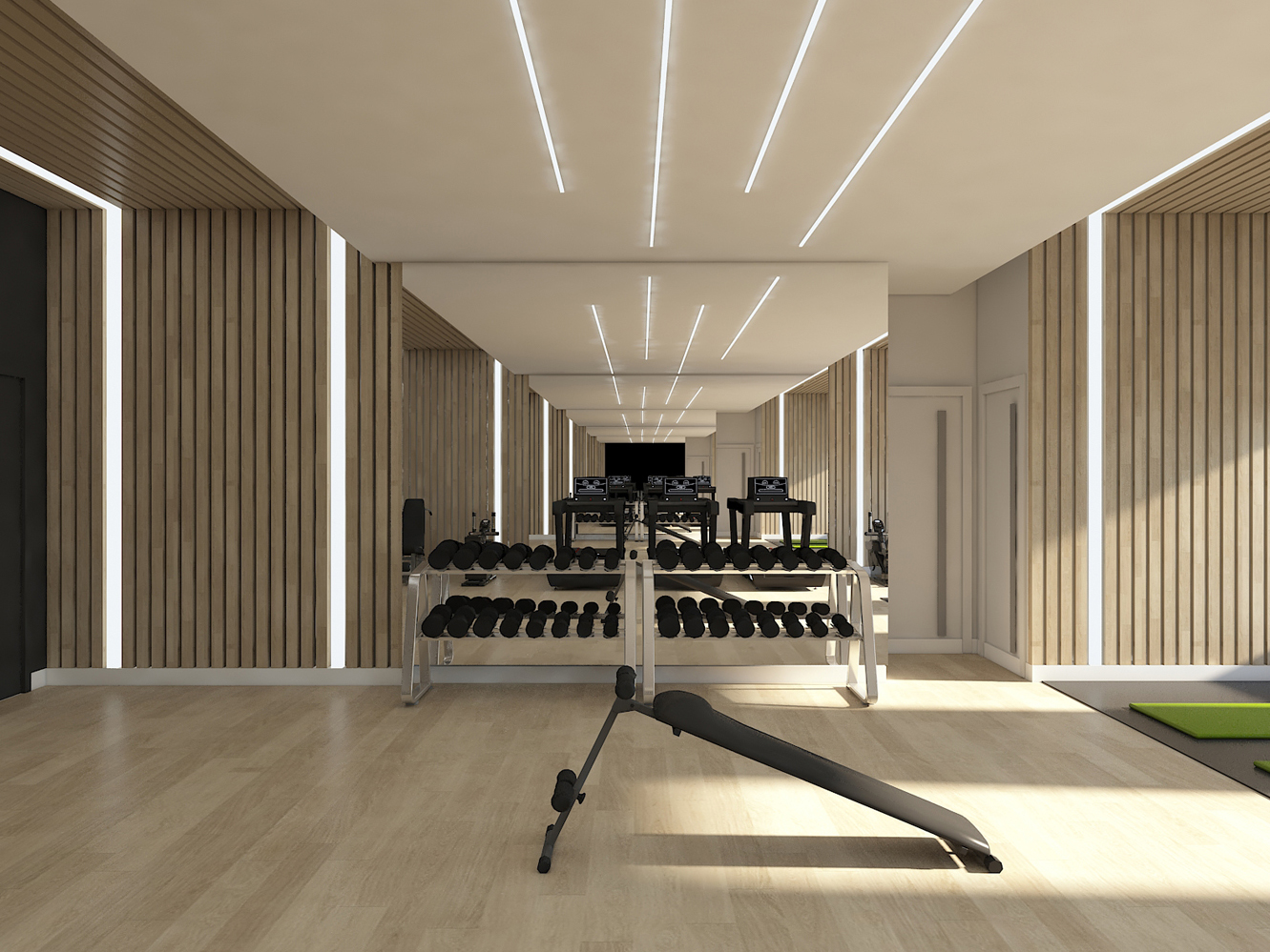 stanley project gym interior design