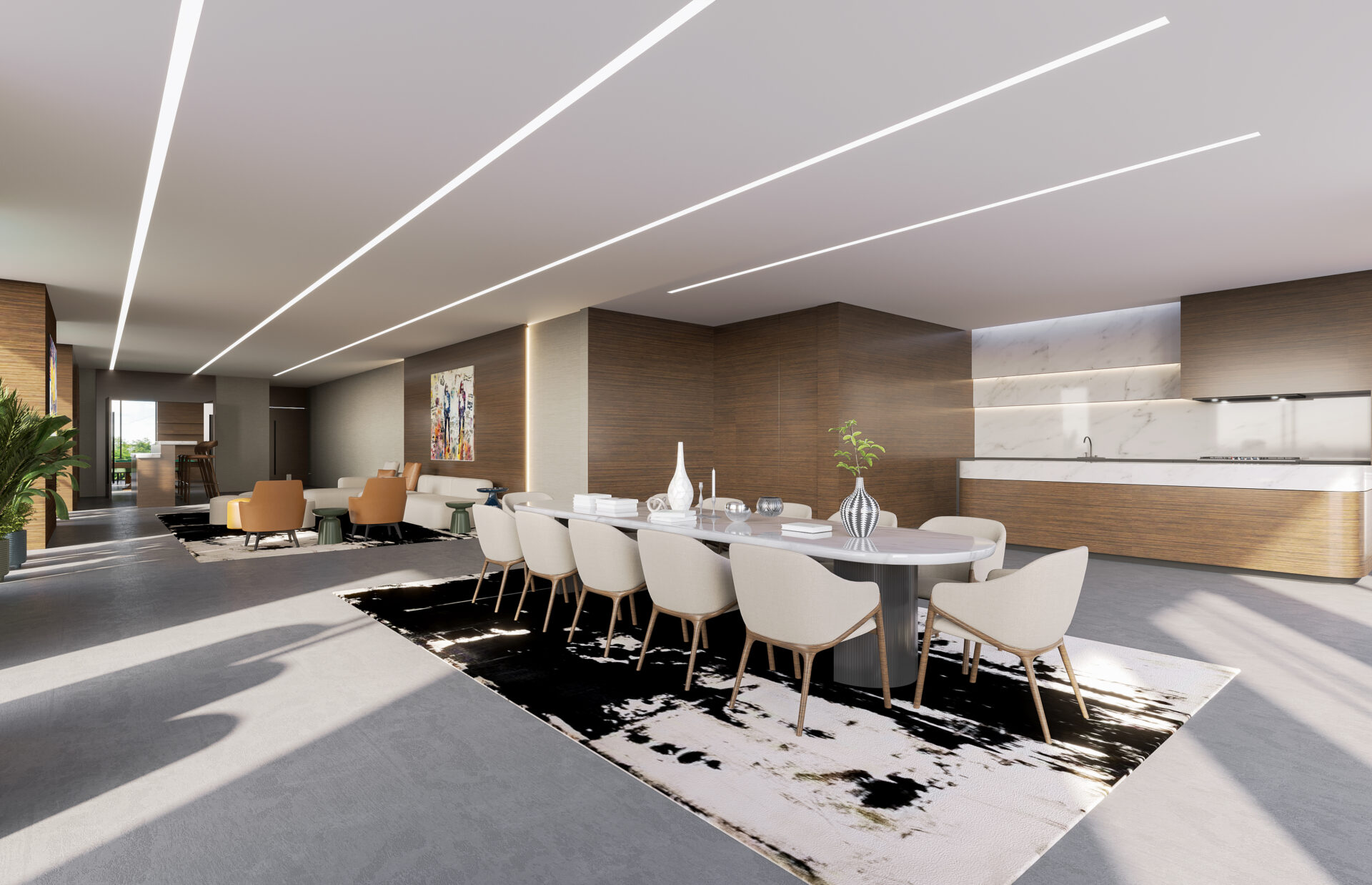 iKore office staff lunch room interior design