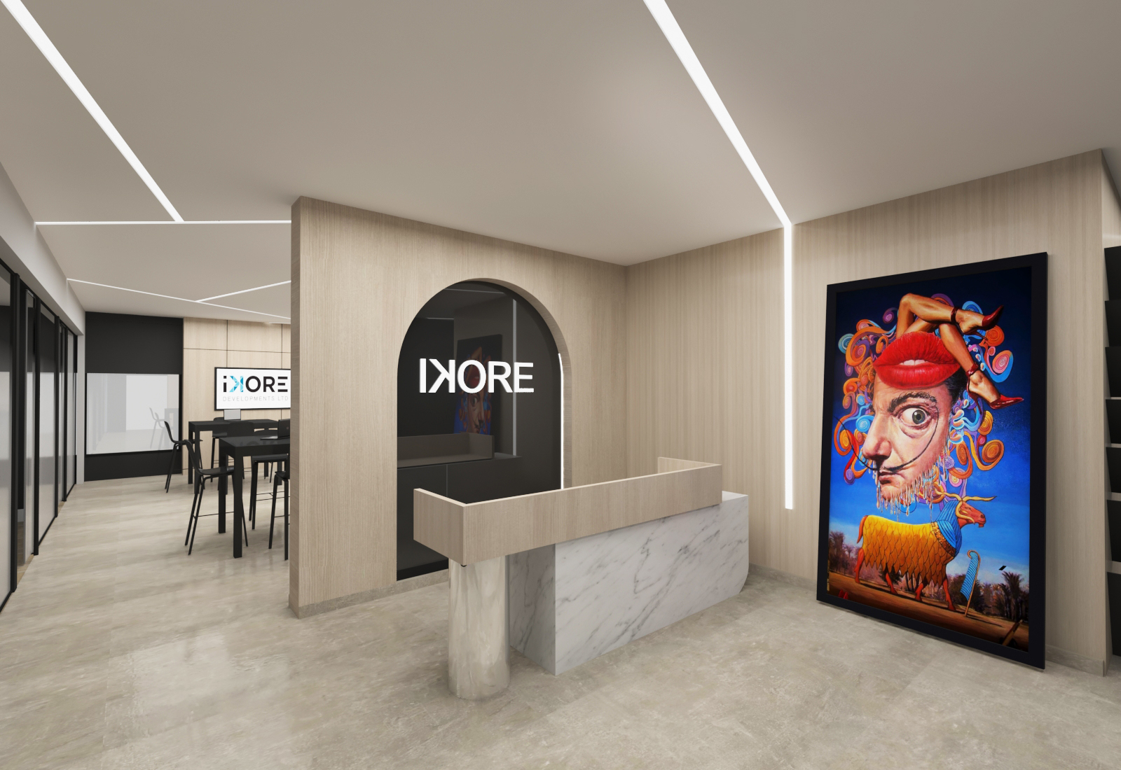 iKore office studio interior design