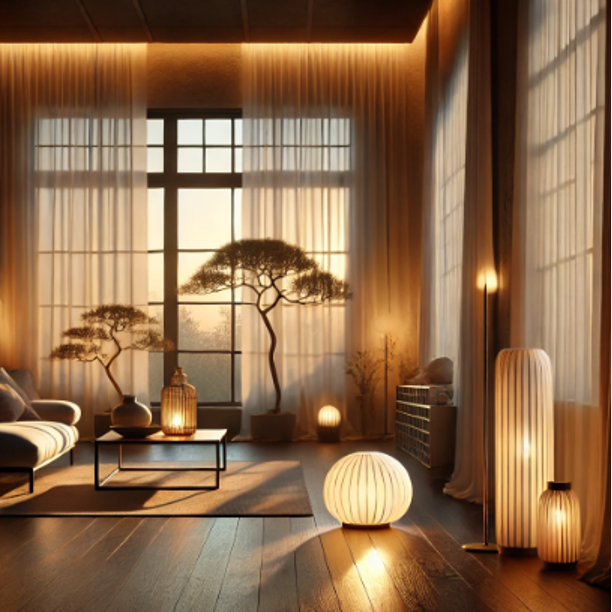 zen interior design lighting sarasota