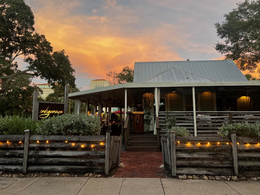 indigenous restaurant exterior sarasota design inspiration